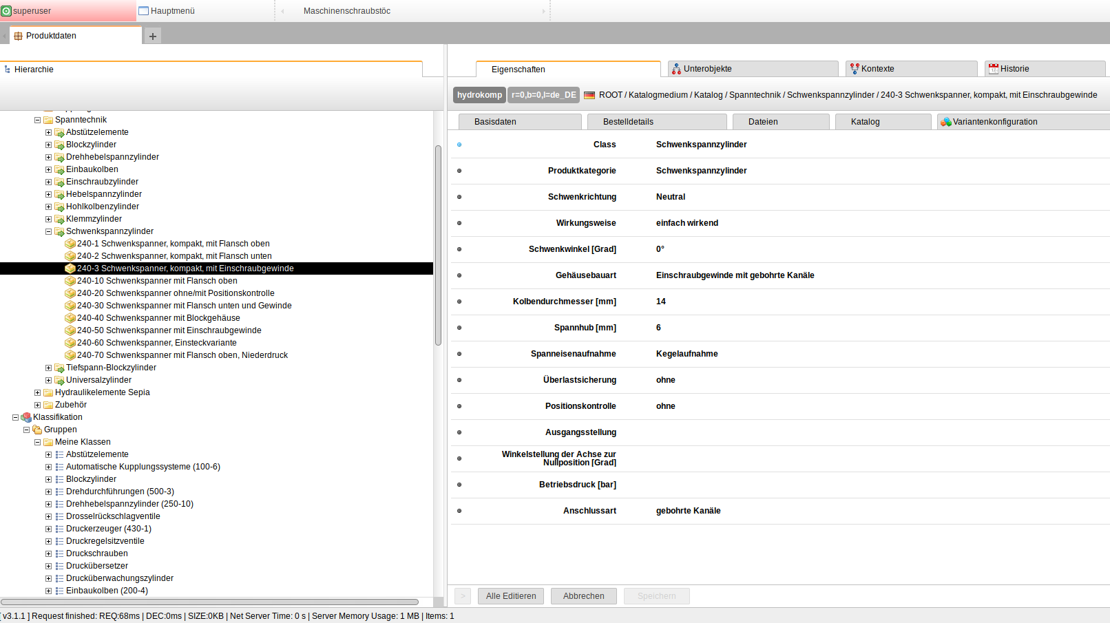 Backend: Einfach zu bedienende Pflegemasken